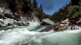 preview picture of video 'North Fork American River Chamberlain Falls whitewater kayaking'