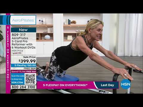 AeroPilates
5Cord Pro Reformer mit 6 Trainings-DVDs