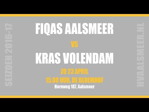 FIQAS/Aalsmeer- KRAS/Volendam