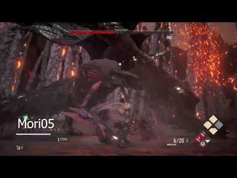 Code Vein Halberd Build Combo Test Hellfire Knight Solo