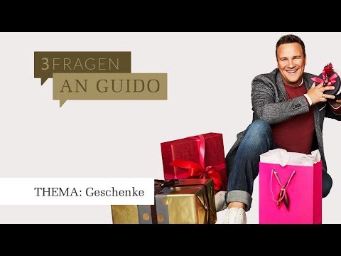 3 Fragen an Guido Maria Kretschmer | Geschenke