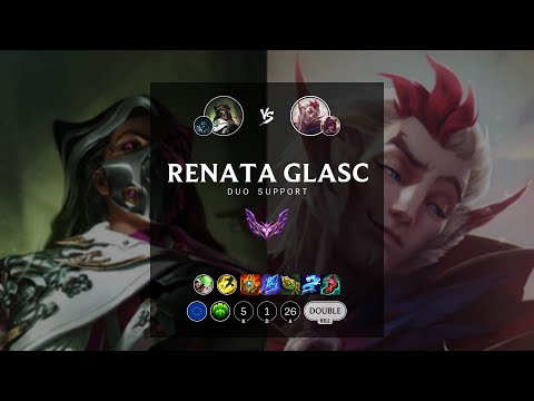 Renata Glasc Support vs Rakan - EUW Master Patch 12.7
