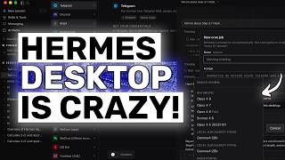 Hermes Agent Desktop + FREE APIs: This is ACTUALLY ONE OF THE BEST AGENT APPS!