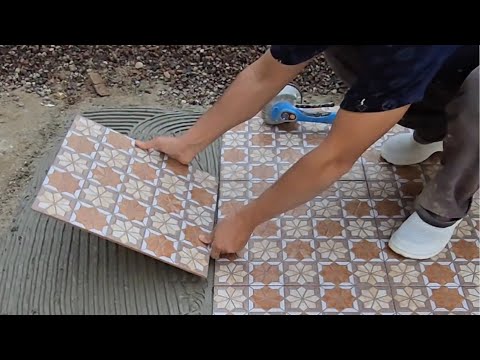 You don't need to be a professional? Just follow these steps to install the tiles.