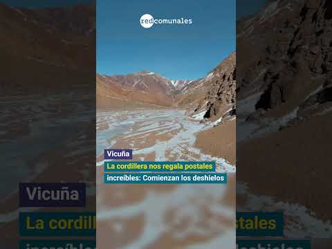 Comienzan los deshielos en la cordillera de Vicuña este 2026