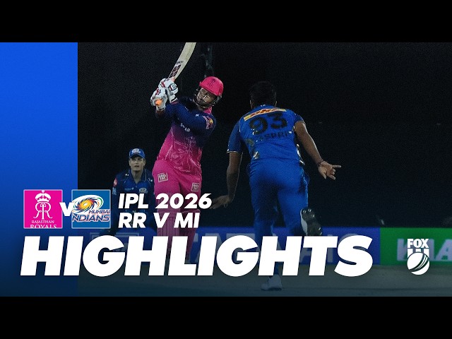 Rajasthan Royals v Mumbai Indians I Match Highlights I IPL 2026 Game 13 I Fox Cricket