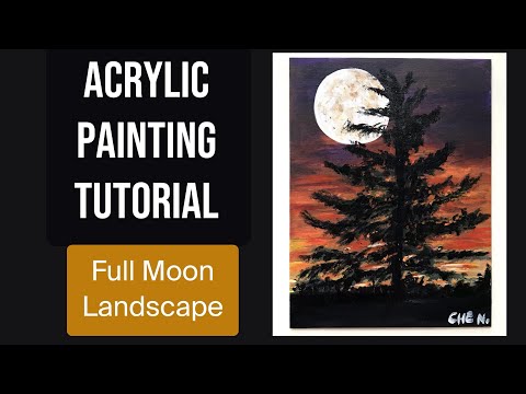 Moonlight Painting Tutorial