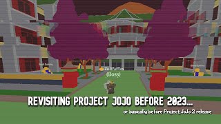 Revisiting the Good ol&#39; Project JoJo Again Before PJJ2 Release (Roblox)