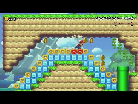 A Normal Level! Finally =D 1-2 by Viicky_09 - Super Mario Maker - No Commentary 1bo
