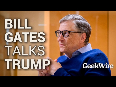 , title : 'Bill Gates Talks Trump'