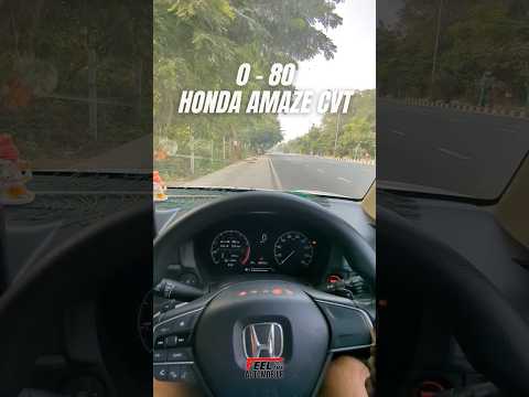 Thumbnail for CVT + 0–80 kmph = Smooth or Snooze? 😏Honda Amaze taking its own sweet time... or is it? by Honda Amaze