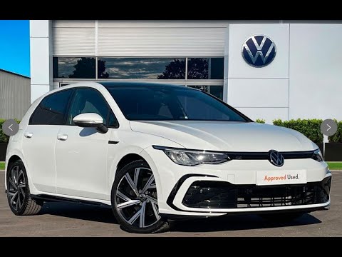 Approved Used Volkswagen Golf R-Line 1.5 TSI Manual Pure White 130ps | Wrexham Volkswagen