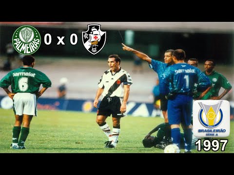 Palmeiras 0x0 Vasco - 1ª Final do Campeonato Brasileiro de 1997 - Melhores momentos