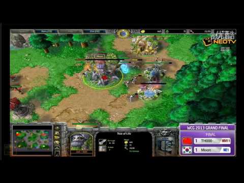 【TH000 vs Moon 3EI】WCG2013世界总决赛魔兽争霸3决赛 超清