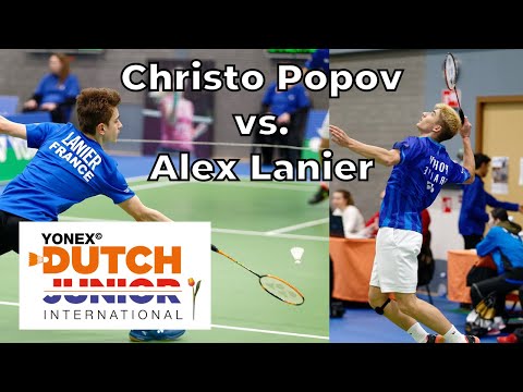 Christo Popov (FRA) vs Alex Lanier (FRA) | MS Semi-final | Yonex Dutch Junior International 2020