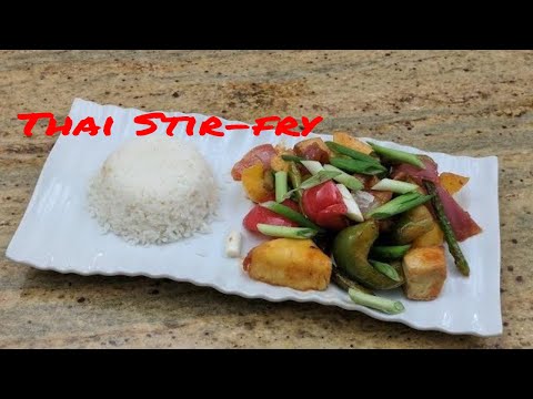 Thai Tofu Vegetable Stir-fry