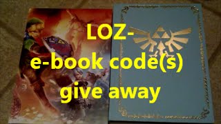 (closed) E-BOOK CODE GIVEAWAY-HYRULE WARRIORS or WIND WAKER