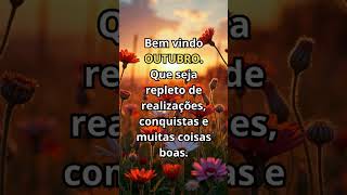Bem vindo OUTUBRO que seja de realizações e coisas boas #bomdia #outubro