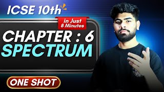Physics Chapter 6 Spectrum One Shot - in 8 Minutes || ICSE Class 10 || ICSE Physics