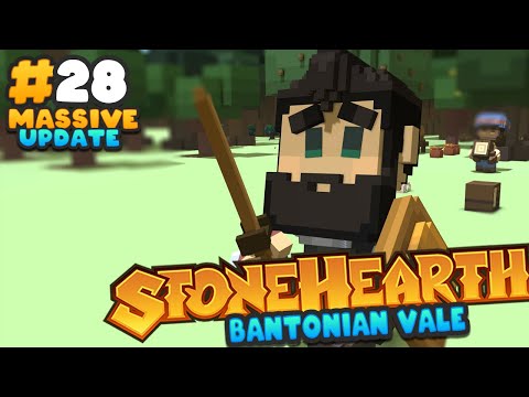 Stonehearth ACE Massive Update - Charging the Amberstones - Ep 28