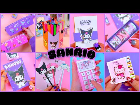 30 DIY - SANRIO SCHOOL SUPPLIES IDEAS - SUPER CUTE and EaSy