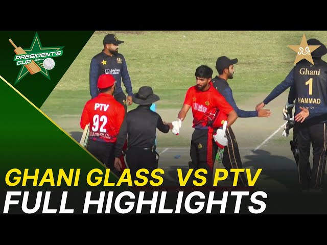 Full Highlights | Ghani Glass  vs PTV  – President’s Cup Grade-I 2025-26 | PCB