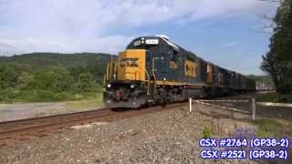 preview picture of video 'A Nice Day Trip on the CSX River Line (7/26/2014)'