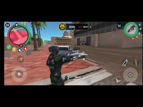 Rope Hero Vice Town | Freeze Grenade gameplay, showcase, survival