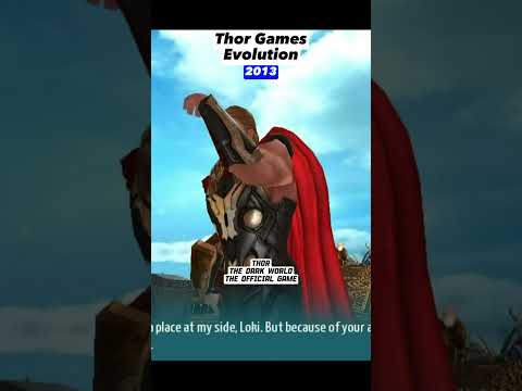 Evolution of Thor Games (2011 - 2013) #shorts #thor #marvel