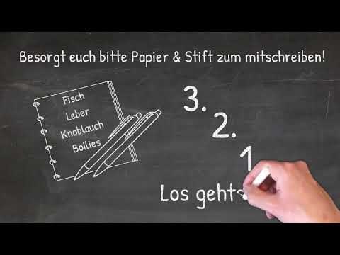 Boilie Rezept Nr. 5 - Fisch Leber Knoblauch Boilies selber machen