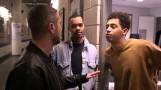 Zane Lowe with Rizzle Kicks | Backstage at The BRITs 2014