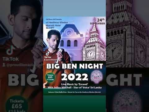 The Voice' Sri Lanka star Julius Mitchell in CONCERT!!! #UK #heathrow #thevoicesrilanka