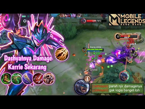KARRIE SEKARANG MEMANG TERLALU OVERPOWER ! WAJAR SAJA JADI REBUTAN DI M4 DAN SELALU DI BAN - MLBB