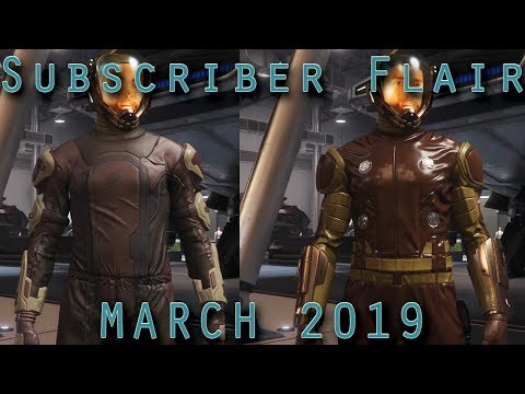 Star Citizen all Subscriber flair - updated March 2019