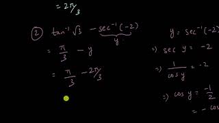 Evaluating expressions involving Inverse Trigonometric Functions | Maths | Khan Academy