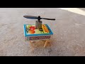 Flying Helicopter Project L माचिस से बनाया Helicopter L How To Make Machicbo