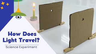 Light Travels in a Straight Line | Science Experiment