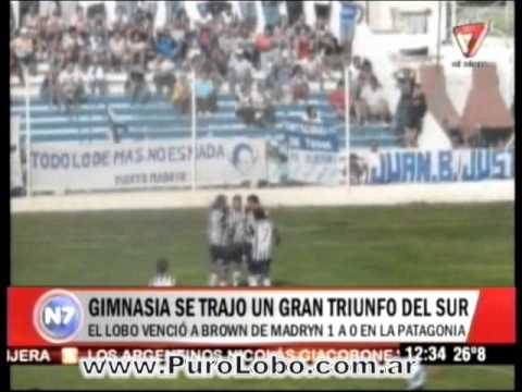 www.PuroLobo.com:  Gmo Brown (Madryn) 0 - Gimnasia (MZA) 1 - Fecha  2 - Nacional B 2015