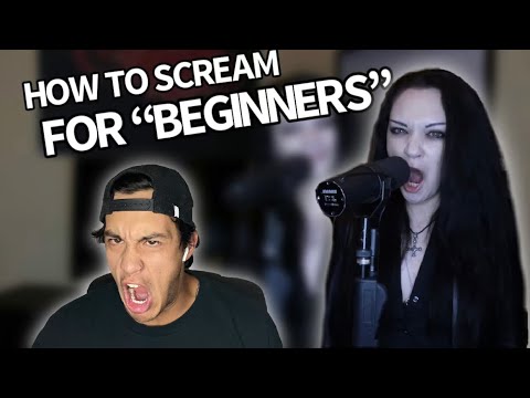 I Tried @AdrienneCowan Beginner Screaming Lesson…