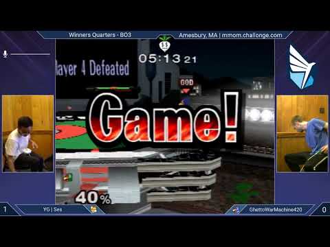 MMOM168 SSBM - Ses (Fox) vs. GWM420 (Falco) - Melee WQF