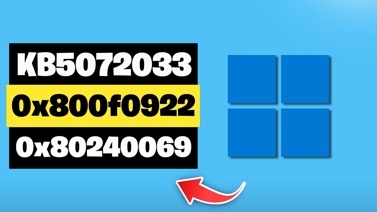 KB5072033 Update Install Error Code 0x800f0922/Download Error 0x80240069 On Windows 11 FIX