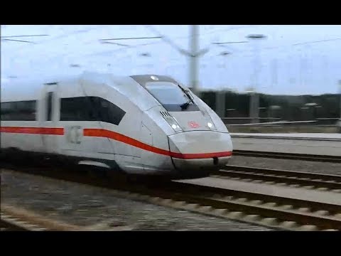 ICE trains passing through Allersberg