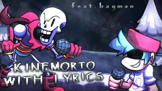 Cover art for KINEMORTO WITH LYRICS | Friday Night Dustin' Lyrical Cover