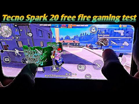 Tecno Spark 20 Free Fire Gaming Test|Tecno Spark 20 Free Fire gaming review|Spark20 Handcam Gameplay