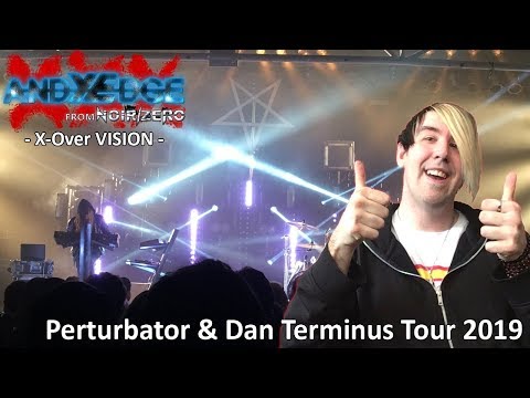 Perturbator & Dan Terminus Tour 2019 - Music Talk - X-Over VISION (Andy Edge from NOIR/ZERO)