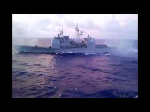 US Navy Cruiser Fires all Types of Guns (USS Vicksburg,  CG-69) - 2011