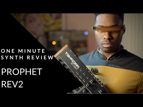 ONE MINUTE SYNTH REVIEW!!! Ep. 17 Dave Smith Instruments Prophet REV2 Desktop (analog synthesizer)