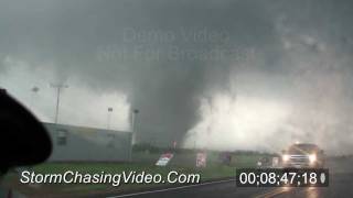 preview picture of video '5/24/2011 Canton, OK Wedge Tornado B-Roll stock footage'