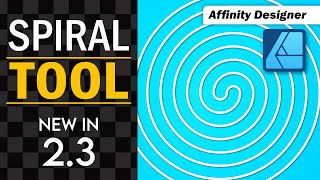 Spiral Tool Tutorial - New Affinity Designer 2.3 Feature!
