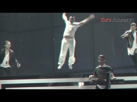 3D: Freaky Fortune feat. RiskyKidd - Rise Up - Greece - Eurovision 2014 - Dress rehearsal